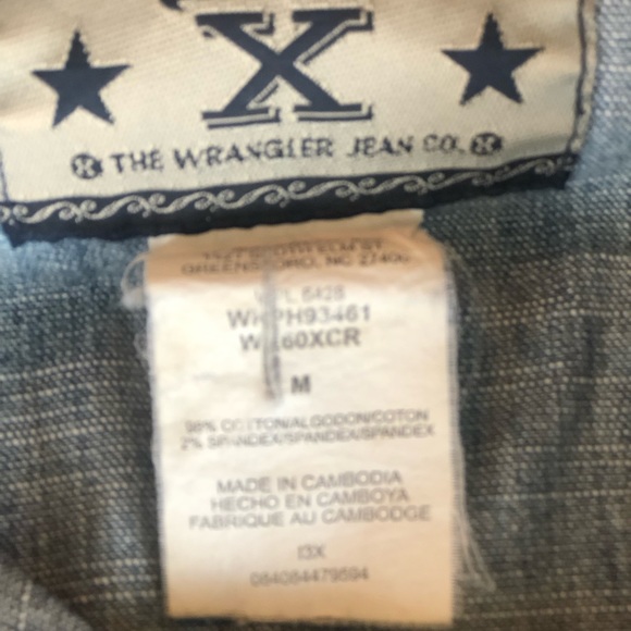 Authentic Brand 20X Jean Jacket Stud collar size Medium - Picture 8 of 9